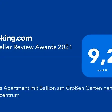 Helles Mit Balkon Am Grossen Garten Nahe Stadtzentrum *