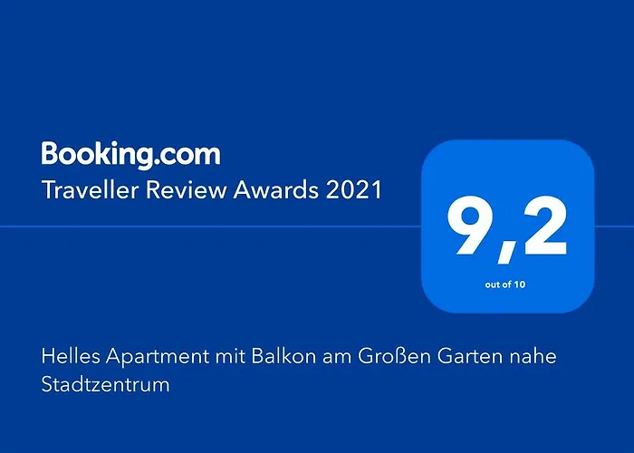 Helles Mit Balkon Am Grossen Garten Nahe Stadtzentrum *
